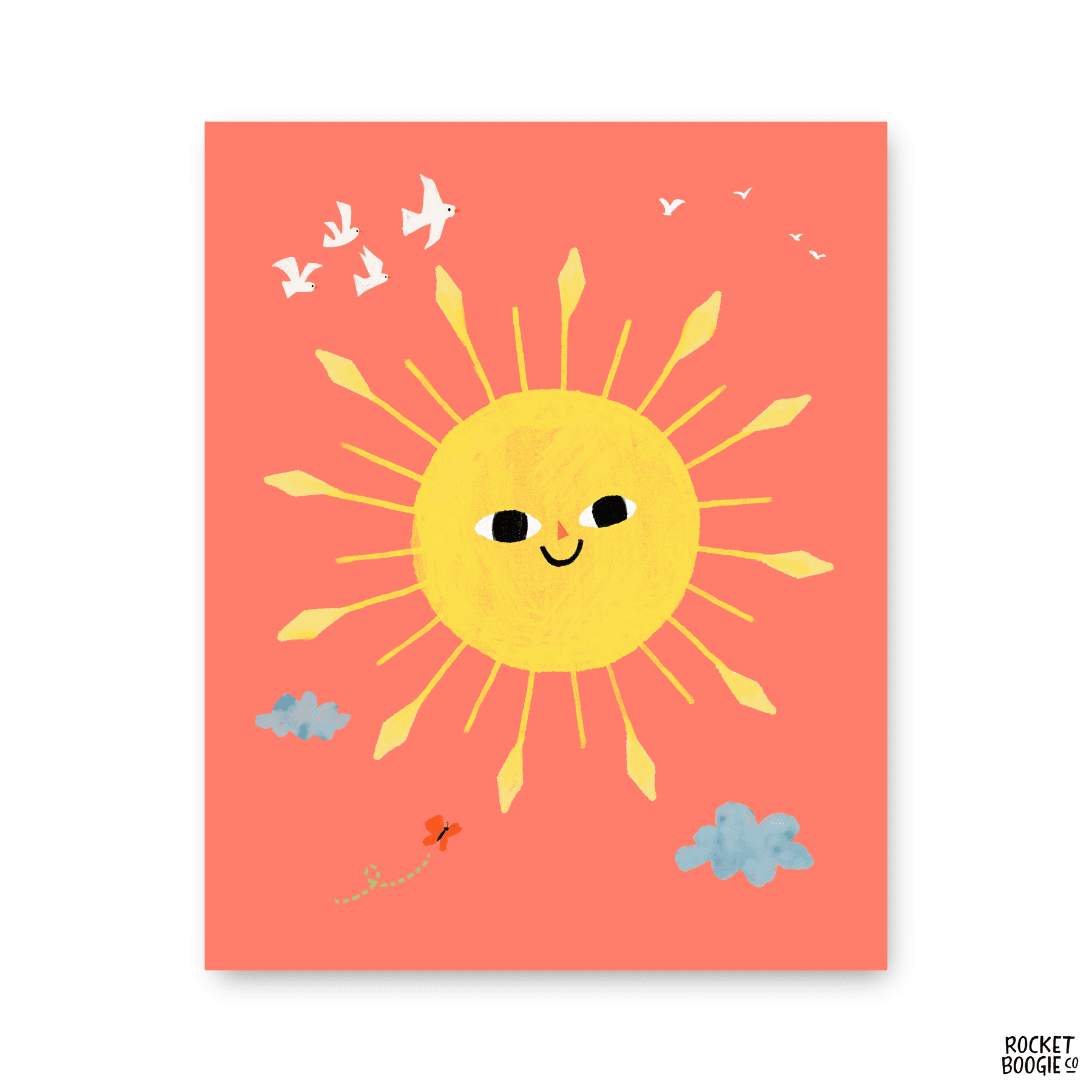 Happy Sun Print