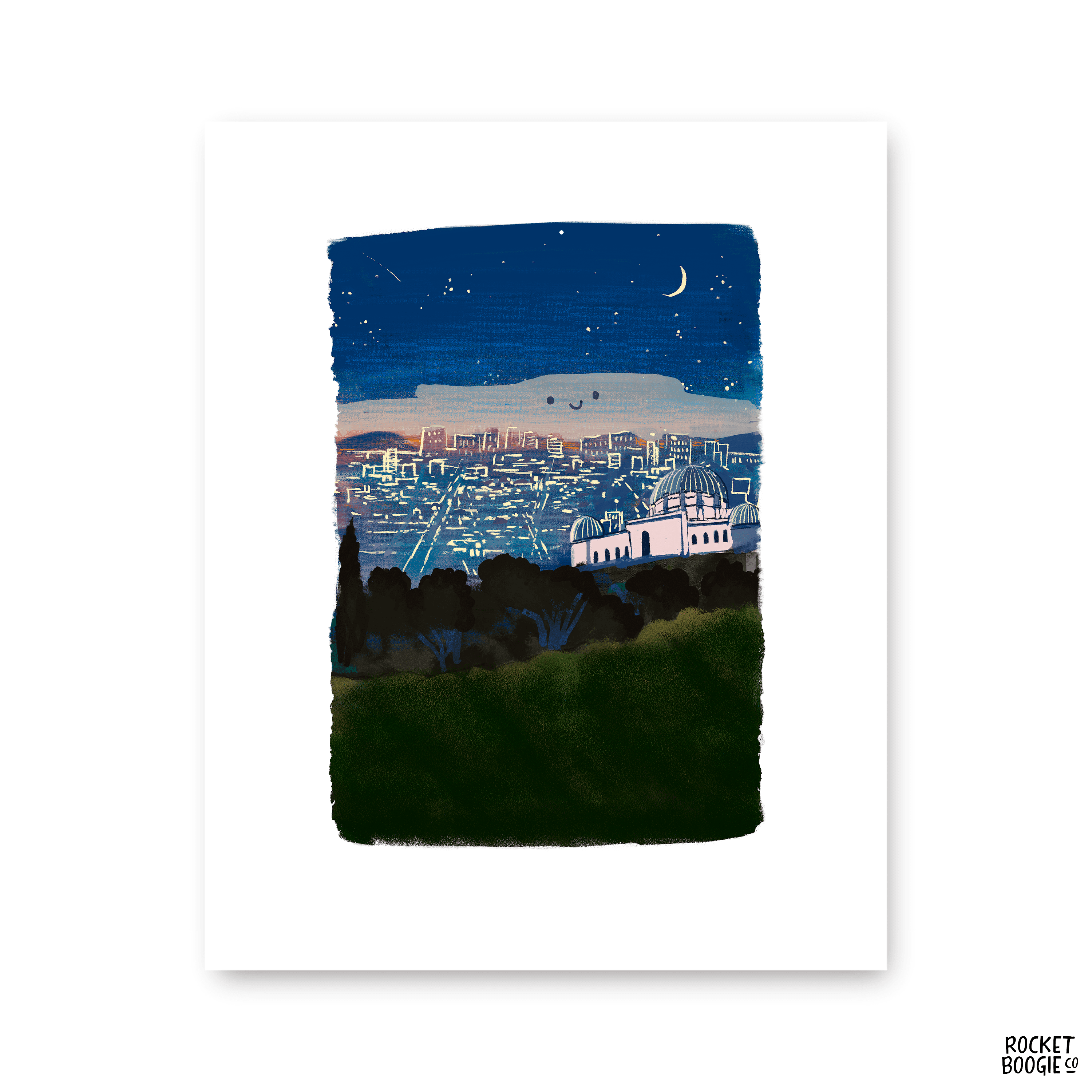 Los Angeles Print (Griffith Observatory)