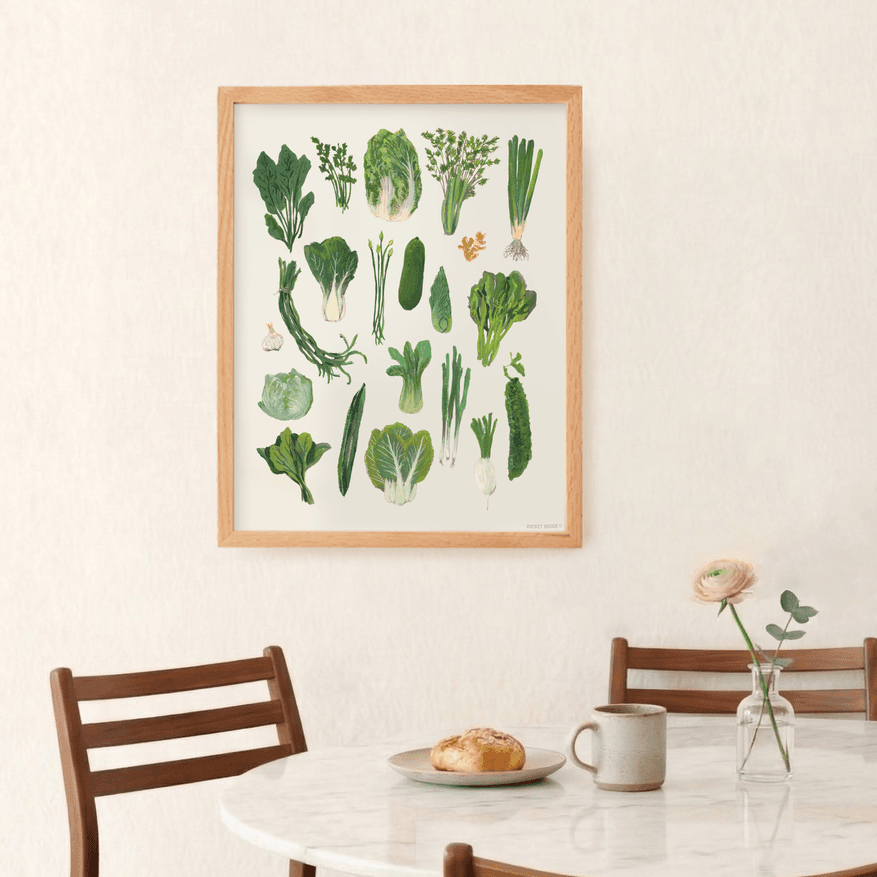 Choy Print | Chinese Vegetables