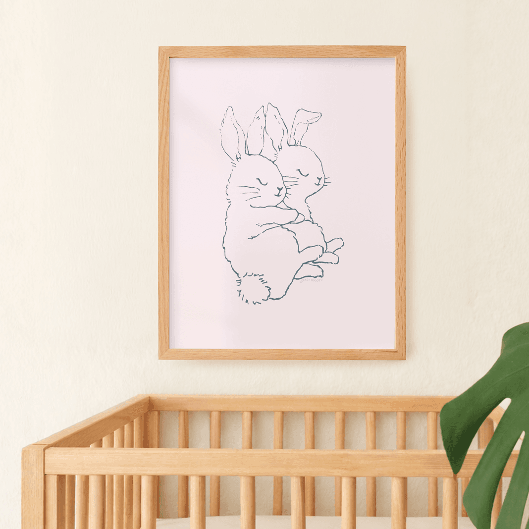 Sleepy Buns Print
