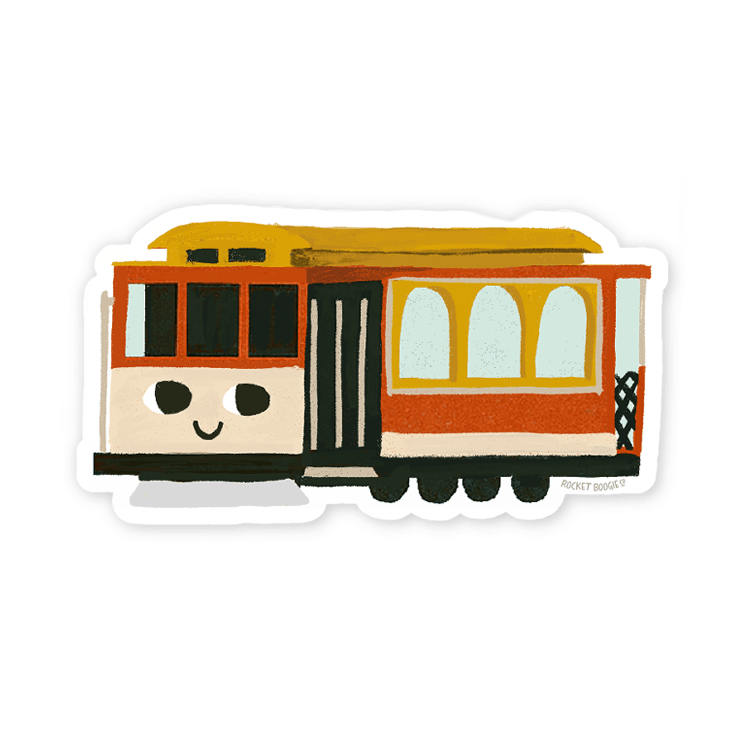 San Francisco Cable Car Sticker