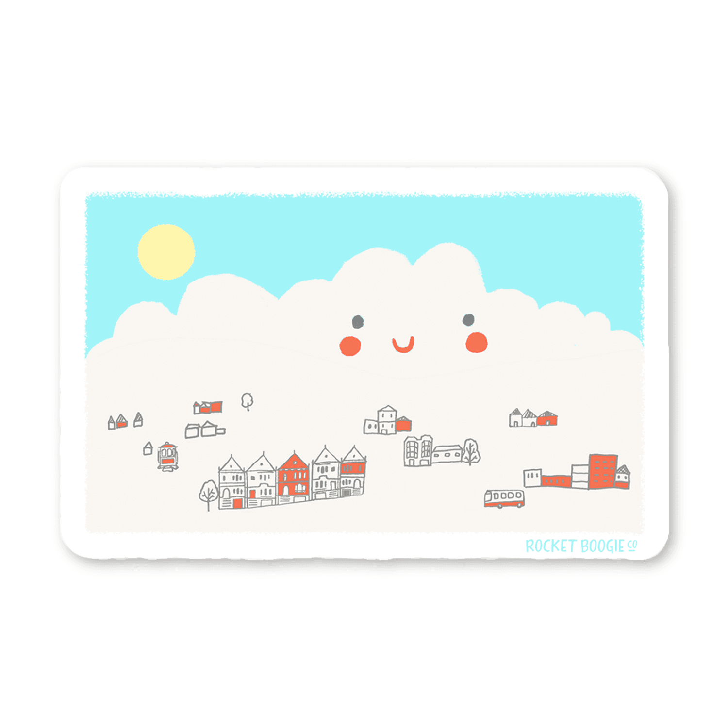 Karl the Fog Sticker