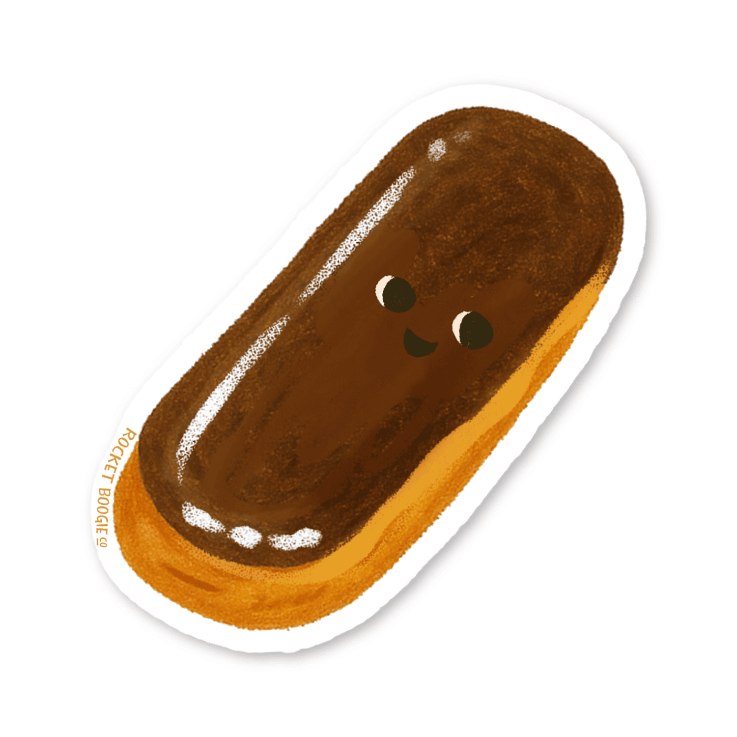Éclair French Pastry Sticker