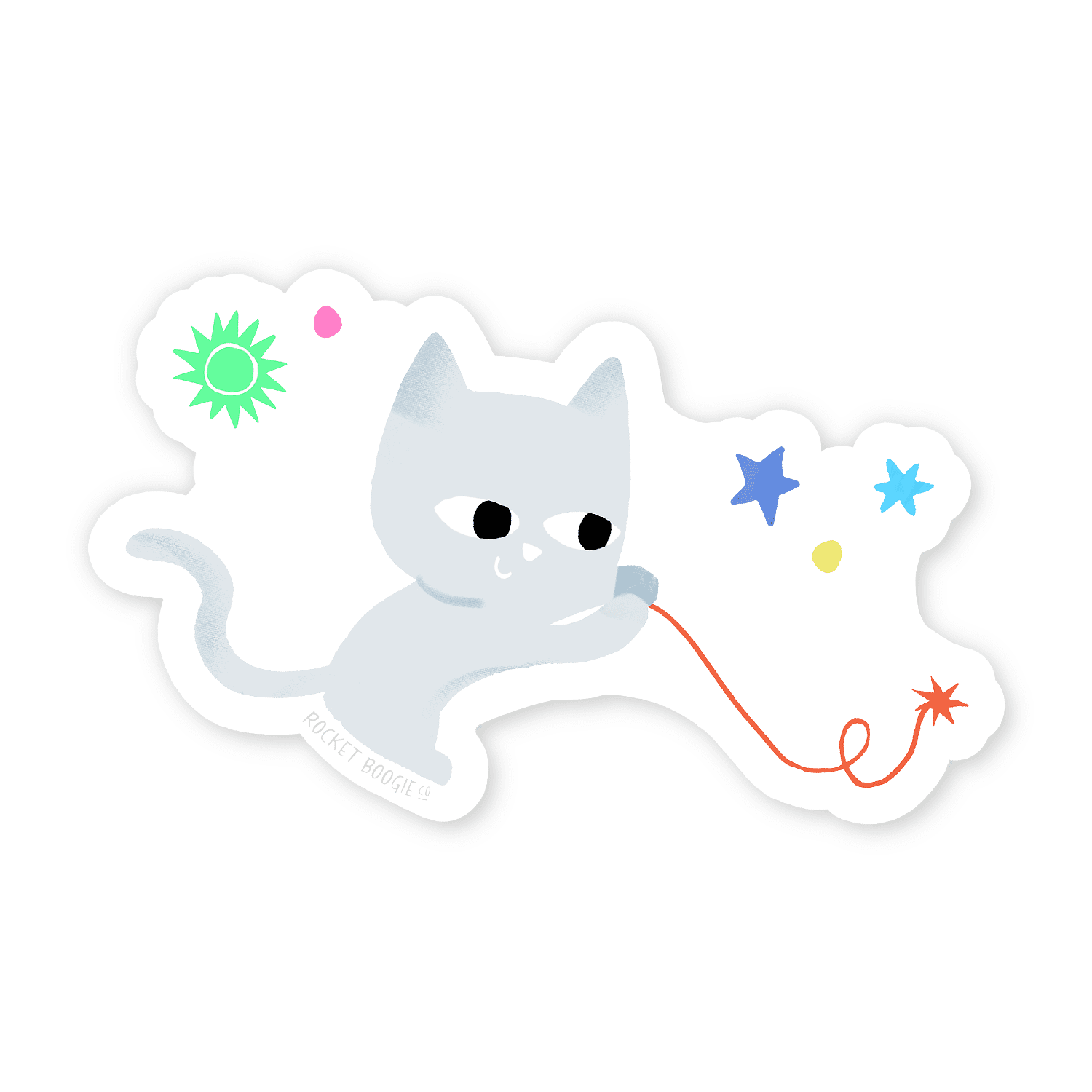 Space Kitty One Sticker