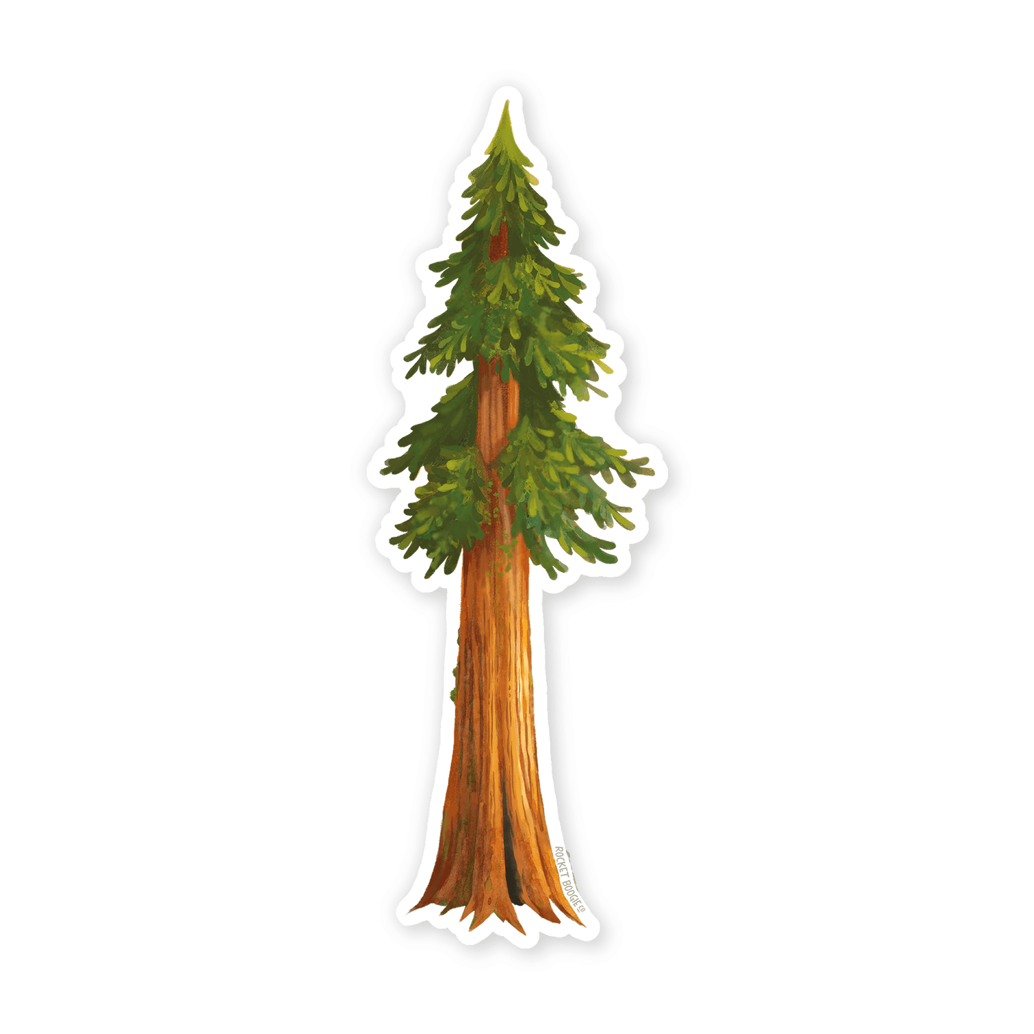 Redwood Tree Sticker