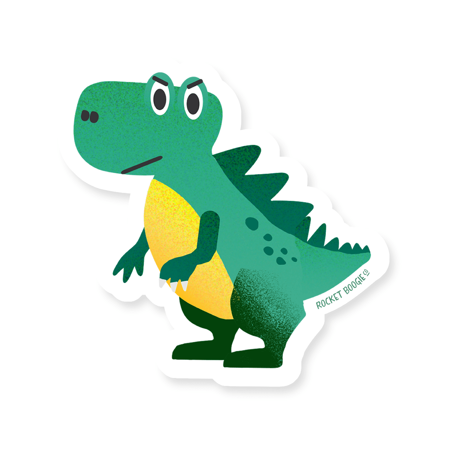 Angry Dino Sticker