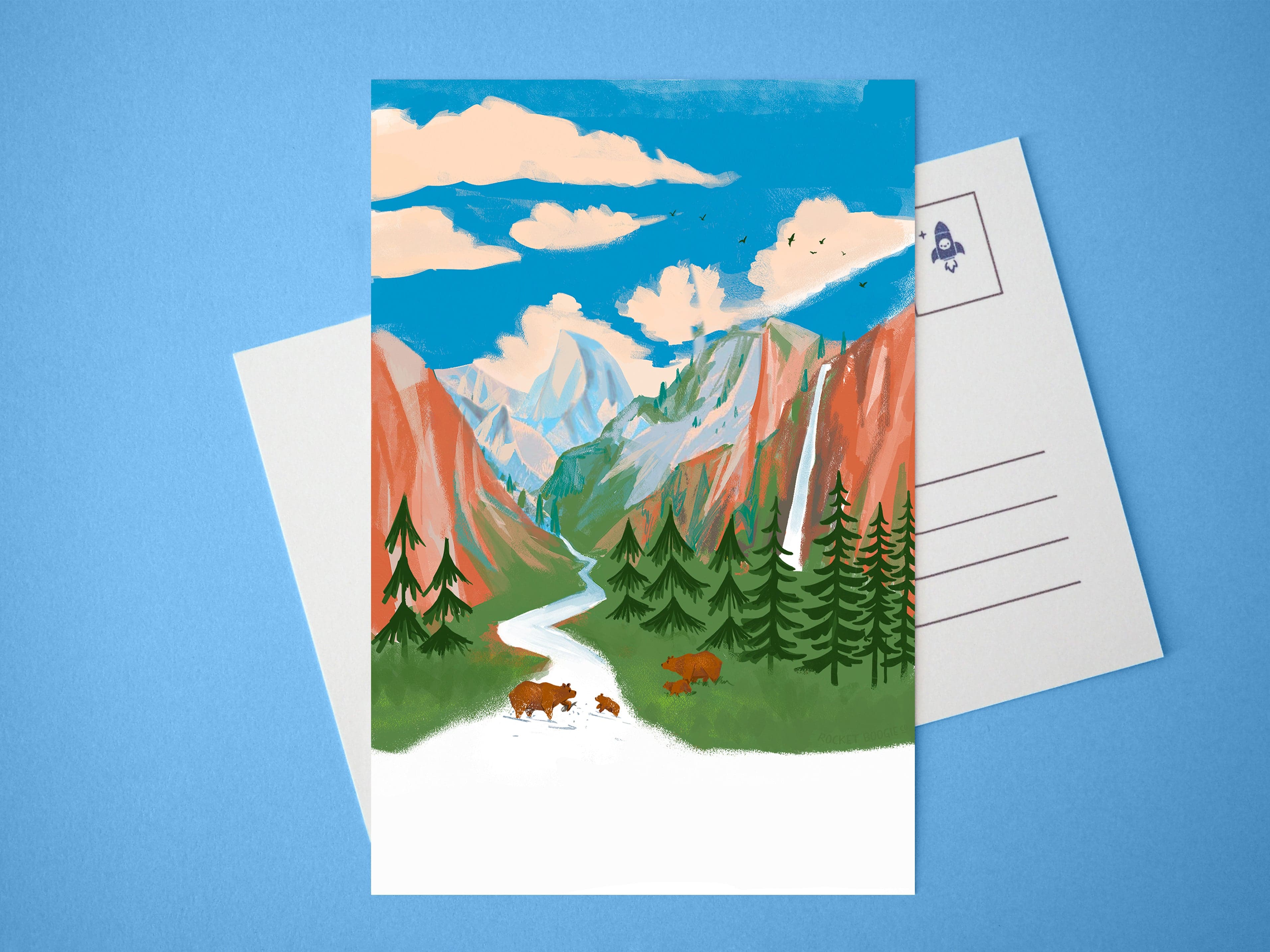 Yosemite Mini Print / Postcard