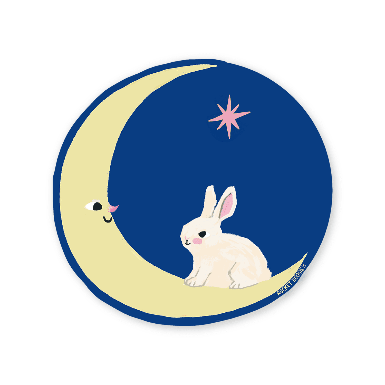 Moon Rabbit Sticker