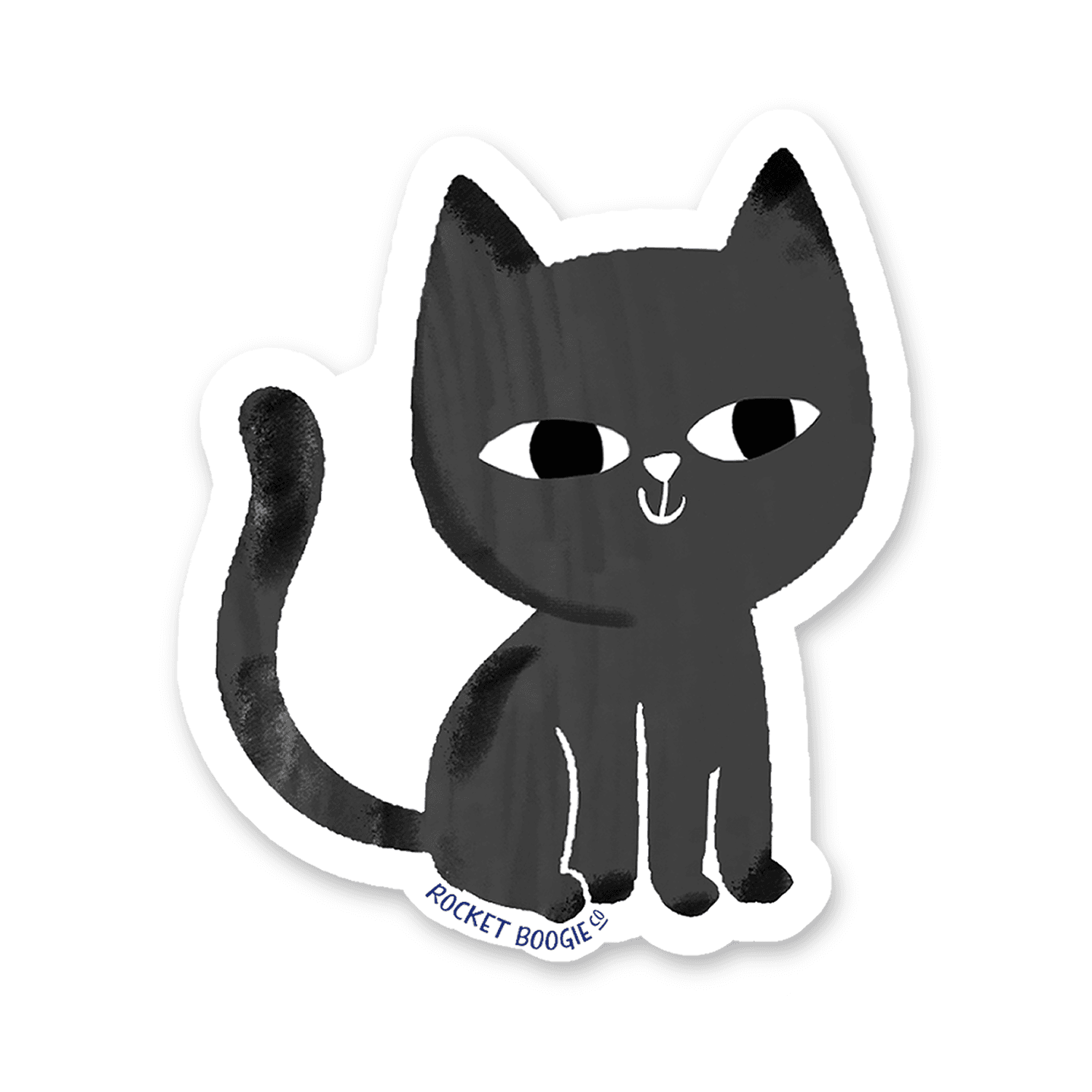 Black Cat Sticker