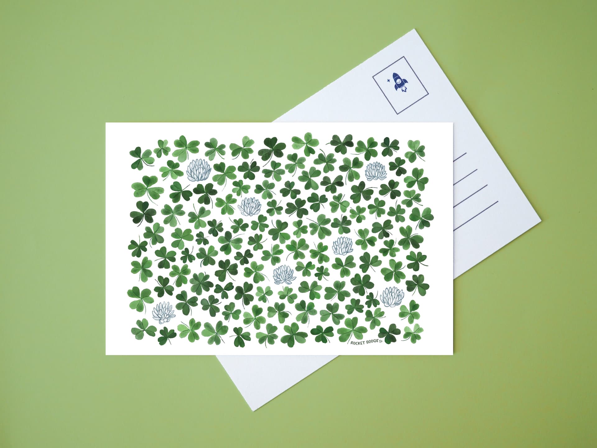 Clover Patch Mini Print / Postcard