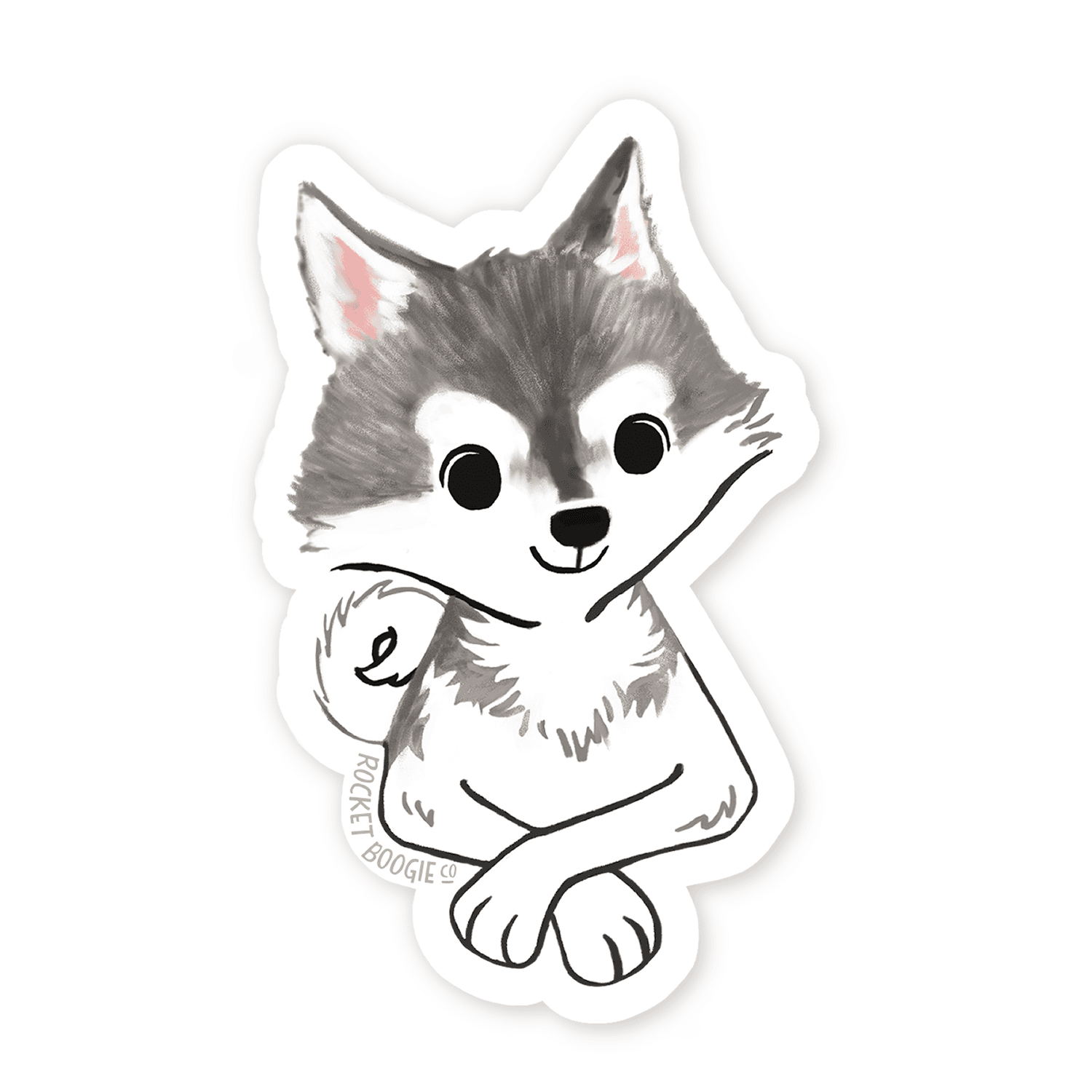 Klee Kai Mini Husky Sticker