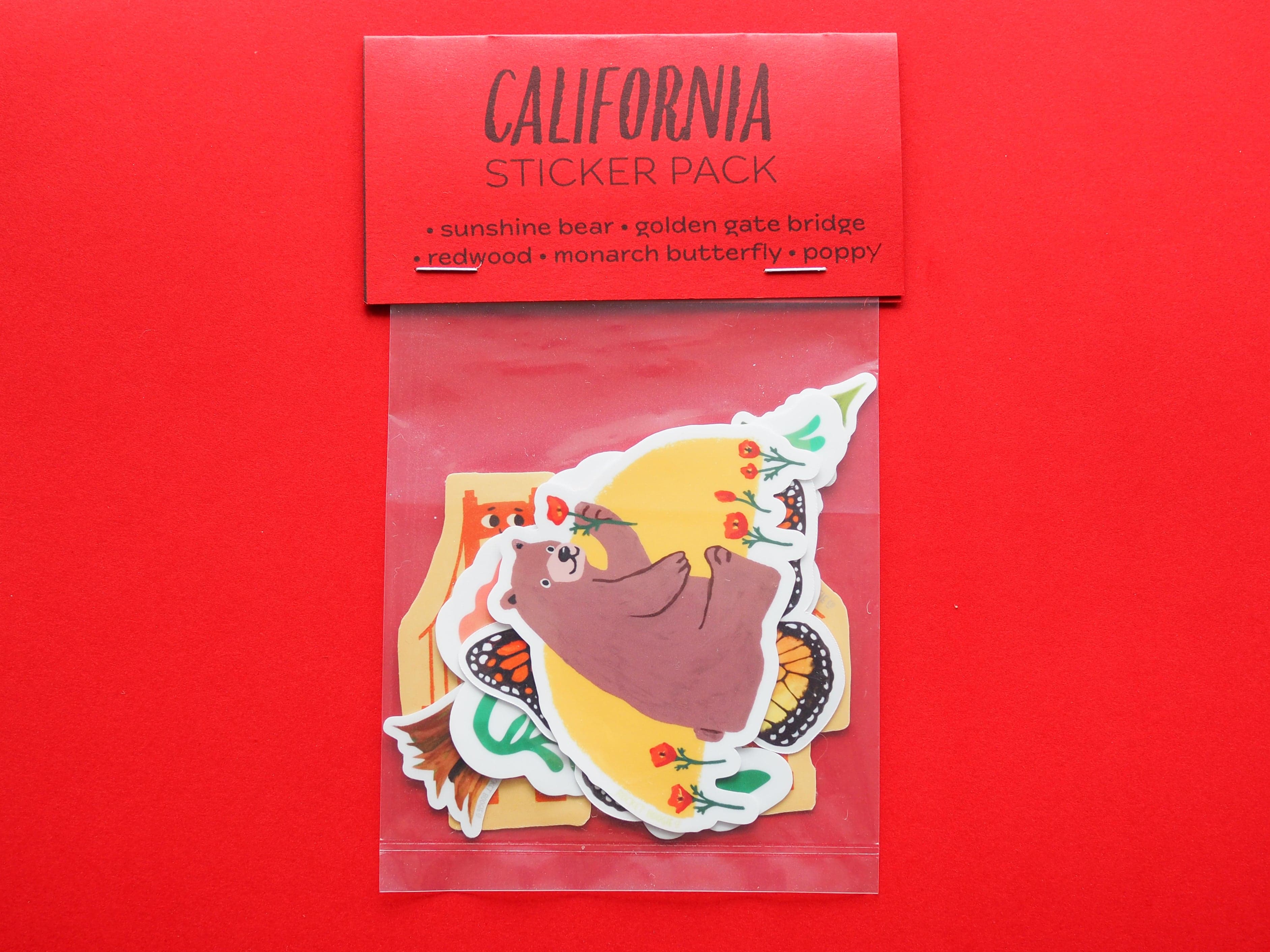 California Vinyl Sticker Pack